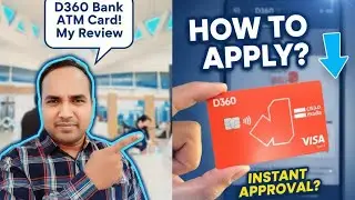 D360 Bank ATM How to Apply | D360 Bank Mada Card Kaise Apply Kare | D360 bank ATM Card Receive |