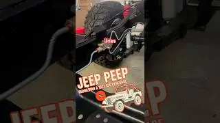 Jeep Peep CJ5 Renegade Restoration Inline Tube Brake Lines #brake #automobile #mechanic #diy #cj5