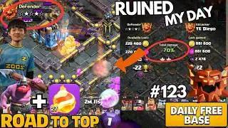 Does One Mistake Change Everything at This Level | FREE TH18 BASE LINK | Daily Ranked Attacks #123