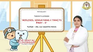 Physiology | Reflexes, Sensations & Tracts &ndash; Part II | Ms. A.K. Swathi Priya Ft.