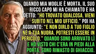 Il giorno del funerale di mia moglie, il suo capo mi ha chiamato: “Devi vedere questo!” Storia reale