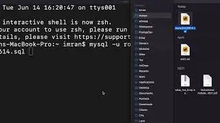 Import MySql Dump or Database using Command line in two minutes