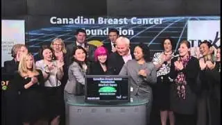 Canadian Breast Cancer Foundation opens Toronto Stock Exchange, September 29, 2010.