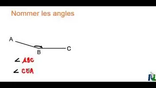 Nommer les angles