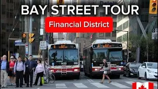 BAY STREET 4K walking tour|Financial District