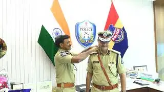 Sri CV Anand, IPS Commissioner Of Police congratulated two senior IPS officers for their promotion.