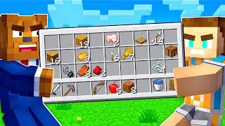 Minecraft But Im FORCED To Share My Inventory!