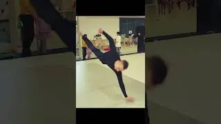 Acrobatic bboy See-Gun