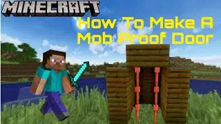 How to Make A Mob Proof Door in Minecraft. #indianprowinner #minecraft #minecrafthacks #minecraftyt