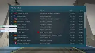 Temporada 1 - F1 2012 - GP de Europa - Pruebas Libres