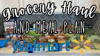 Реалистичный план покупок продуктов в Walmart для моей семьи из 4 человек | План питания | Молли ...