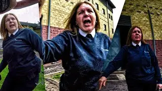 AGGRESSIVE KAREN ASSAULTS ME!!!!  - Colnbrook Immigration Removal Centre (IRC)