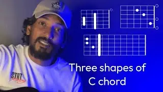 Master 3 Shapes of C Chord + Scale Patterns EVERY Guitarist Should Know! 🎸