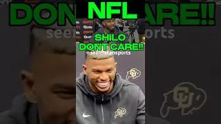 SHEDEUR on SHILO SANDERS NFL HATERS! #deionsanders #coloradofootball #espn #cfb #nfl #nflnews
