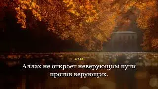 Сура 4 &laquo;Ан-Ниса&raquo; (Женщины) [137-147] / Мухаммад Кидан