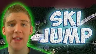 Minecraft Ski Jump with FACECAM