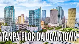 Tampa Florida. Aerial view 4K
