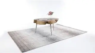 Design Teppich 160x230 cm grau