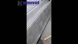 The NOUVEL PERFORATED ALUMINIUM PANELS #bespoke #custom #metalwork #project #facade