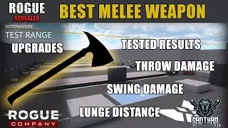 BEST MELEE WEAPON IN ROGUE COMPANY (TESTED) - Rogue Revealed (Rogue Company - Guides and Tips)