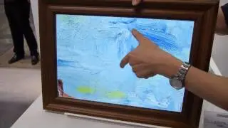CEATEC JAPAN 2013 Panasonicブース 20インチ4K液晶パネル搭載「TOUGH PAD」
