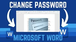 How To Change Password On Protected Document In Microsoft Word