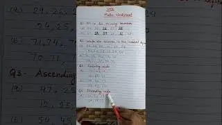 UKG Maths| CBSE maths| Mathematics| Maths worksheet|