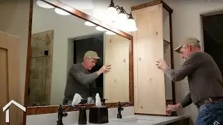 Изготовление шкафов для ванной из ольхи &mdash; башенные системы хранения для туалетного столика