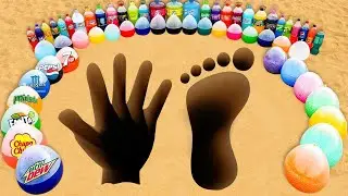 How to Make Hand and Feet with Orbeez, Big Balloons Soda, Mtn Dew, Fanta, Coca Cola vs Mentos