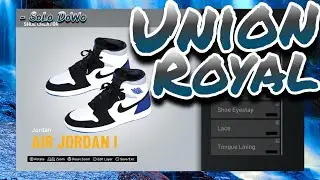 NBA 2K21 Shoe Creator Air Jordan 1 “Union Royal”