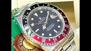 Rolex GMT Master II Coke 16710 40mm Stainless Steel Oyster Bracelet Year 2000