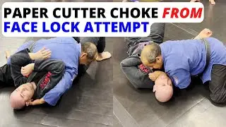 Paper Cutter Choke from Face Lock Control Attempt | 1r