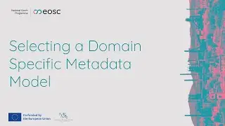 Selecting a Domain Specific Metadata Model (P. Černohlávková, P. Kotlík, J. Klímek)
