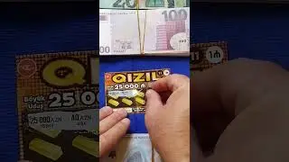 25 000 MANAT B&ouml;y&uuml;k UDUŞ 💲😱 qoyublar guyaki. Poz qazan Qızıl #pozqazan  #lotereya  #lottery