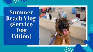 Summer Beach Vlog (Service Dog Edition)