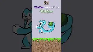 Otter WinMon Animation | Cute Pixel Art Pet Adventure 🦦✨ #WinMon #monstertaming