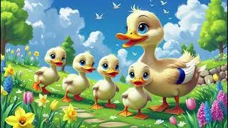 🌸🐥 Springtime Fun with the Ducklings | Nursery Rhymes & Kids Song 🎶✨