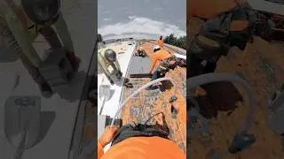 Roofing . Spraying cave grip to lay dense deck #roof #roofer #roofing #contractor #construction