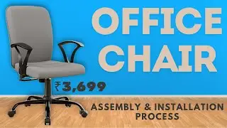 Office Desk Chair with Comfortable & Spacious Seat Unboxing and Assembling | Rocking-tilt Mechanism