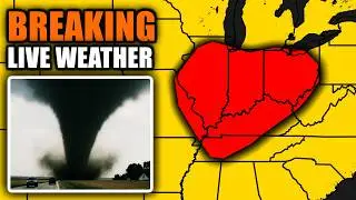 🔴 LIVE - TORNADO Coverage With Storm Chasers On The Ground - Live Weather Channel...