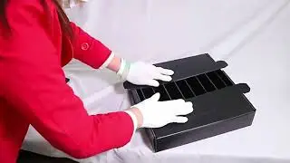 Custom Black Corrugated Plastic Box With Dividers