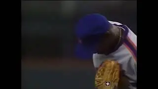 NYM@HOU; Dwight Gooden strikes out 5 over 8 1/3 (1987)
