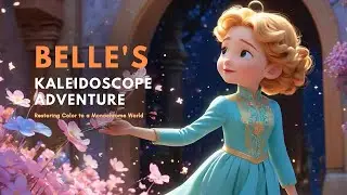Belle's Kaleidoscope Adventure: Restoring Color to a Monochrome World | Bedtime Stories | Fairy Tale