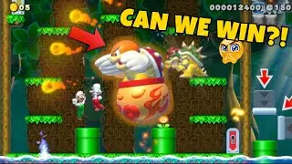 CAN DAD SURVIVE GMONEY&rsquo;S TROLL LEVELS?! 😱 | Mario Maker 2