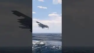 Us gigantic B-2 Boomber fly and destroy in sea due to Engine Failure