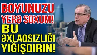 Professordan canlıda AĞIR SÖZLƏR - Boyunuzu yerə soxum! - Gündəm Masada - Media Turk TV