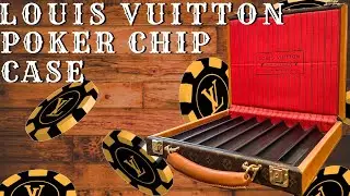 I Turned An Old LV Bag Into A Custom Poker Chip Case