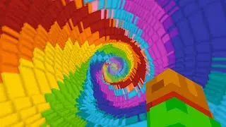 Minecraft TRIPPY Rainbow Dropper #Shorts