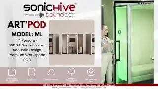 SonicHive Art Pod | Creative Soundproof Workspace for Focus, Art & Productivity