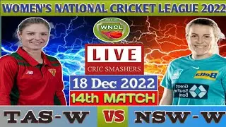 🔴TAS W VS NSW W | AUSTRALIA WOMEN'S NATIONAL CRICKET LIVE SCORE